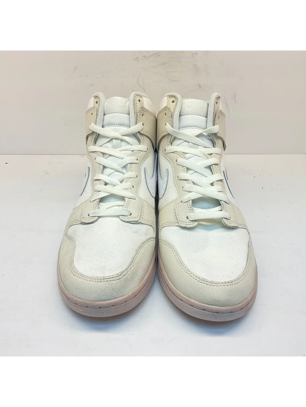 Nike Men's Dunk High Retro PRM “Cracked Leather Swoosh” Casual Sneakers Size 13M
